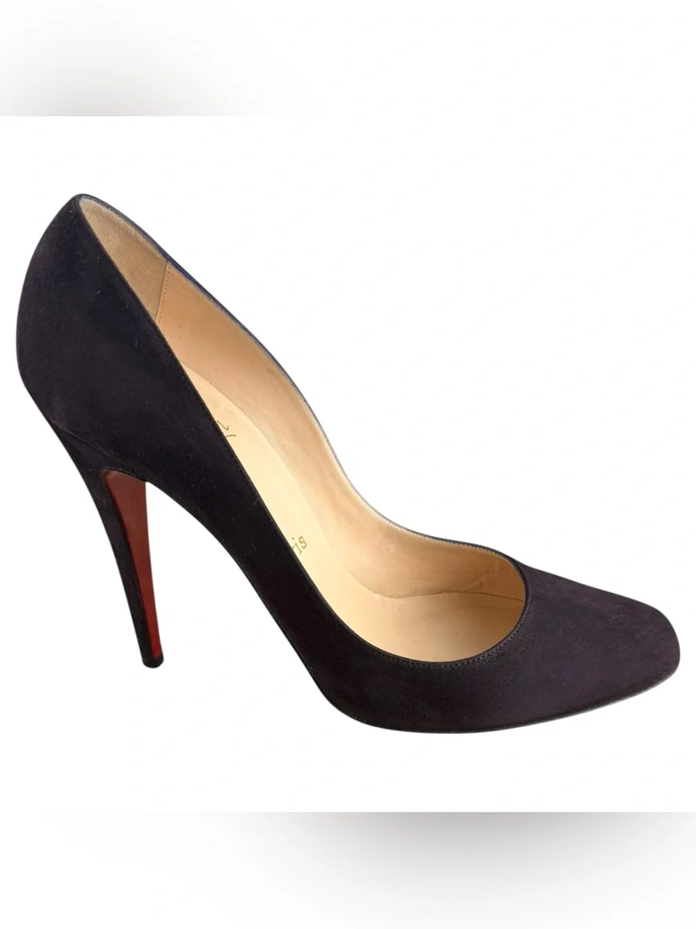Christian Louboutin Plum Suede Pumps – Size 40.5